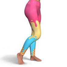 Load image into Gallery viewer, Ice Cream Cone Leggings