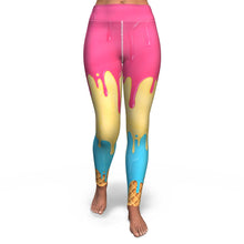 Load image into Gallery viewer, Ice Cream Cone Leggings