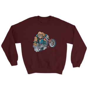 Bald Head Biker Unisex Sweatshirt