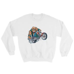 Bald Head Biker Unisex Sweatshirt