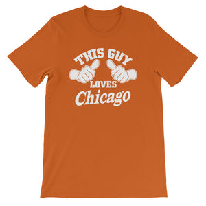 This Guy Loves Chicago Unisex T-Shirt by ThePolishedLook