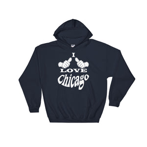 I Love Chicago Unisex Hoodie by ThePolishedLook