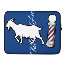 Load image into Gallery viewer, GOAT Barber Pole Laptop Sleeve