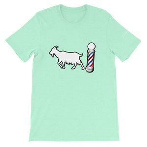 Goat Barber Pole Unisex T-Shirt by ThePolishedLook