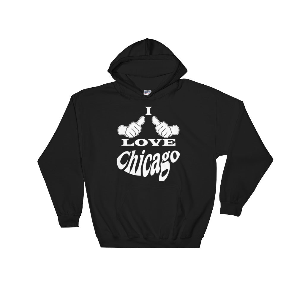 I Love Chicago Unisex Hoodie by ThePolishedLook