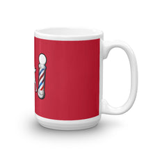 Load image into Gallery viewer, Red GOAT Barber Pole Mug by ThePolishedLook