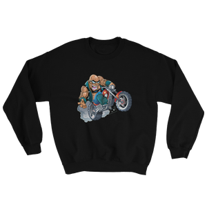 Bald Head Biker Unisex Sweatshirt