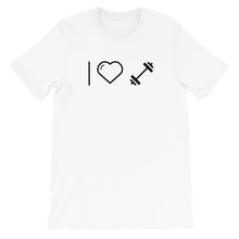 Load image into Gallery viewer, I Love Weightlifting Unisex T-Shirt