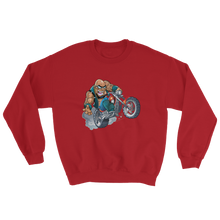 Load image into Gallery viewer, Bald Head Biker Unisex Sweatshirt