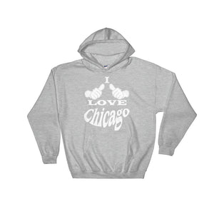 I Love Chicago Unisex Hoodie by ThePolishedLook