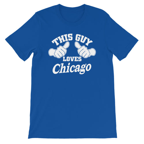 This Guy Loves Chicago Unisex T-Shirt by ThePolishedLook