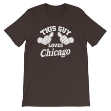 Load image into Gallery viewer, This Guy Loves Chicago Unisex T-Shirt by ThePolishedLook