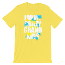 Load image into Gallery viewer, I Love My Crazy Grand Kids Unisex T-Shirt