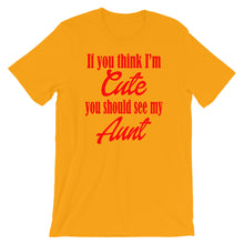 Load image into Gallery viewer, Cute Aunt Unisex T-Shirt