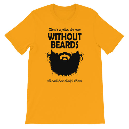 Men without Beard Unisex T-Shirt