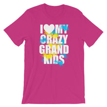 Load image into Gallery viewer, I Love My Crazy Grand Kids Unisex T-Shirt