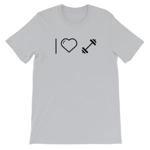 I Love Weightlifting Unisex T-Shirt