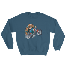 Load image into Gallery viewer, Bald Head Biker Unisex Sweatshirt