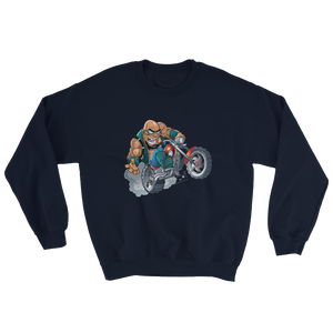 Bald Head Biker Unisex Sweatshirt